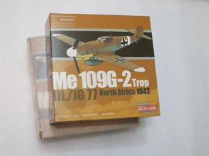 DRAGON WINGS Lote de 2 Me109G-2 Trop III./JG 77 Norte de África 1942 #50087 1:72 NUEVO - Imagen 1 de 15