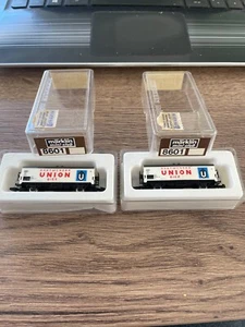 lot 2 anciens train wagon locomotive 8601  Marklin mini-club en boite - Foto 1 di 3