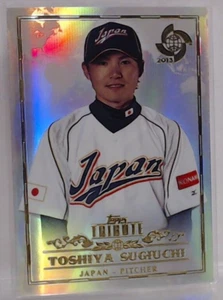 2013 TOPPS TRIBUTE TOSHIYA SUGIUCHI REFRACTOR #19 JAPAN MSK - Picture 1 of 2