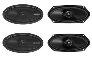 (4) Memphis Audio PRX410 4x10" 100 Watt 2-way Car Speakers w/Pivot Tweeters - Picture 1 of 6