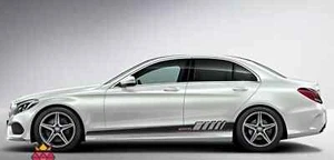Fits Mercedes Benz Side Stripes Graphics Both Sides Decals Any Model AMG - Picture 1 of 3