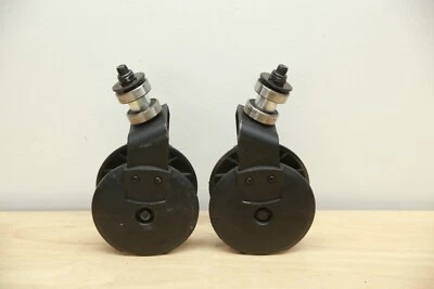 PAIR Jazzy 600 ES FORKS & Bearings for 6" Caster Wheels Tires (Front or Rear) - Image 1 of 4