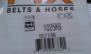 PIX 1025K6, 102½" LONG, 6-RIB BELT - Picture 1 of 2