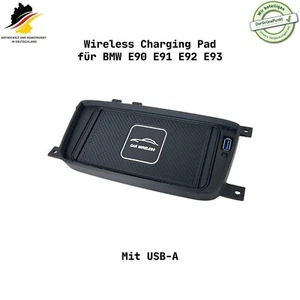 E90 E91 E92 E93 Wireless Charging Pad mit USB-A / Induktives Ladegerät - Bild 1 von 6