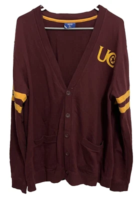 Cárdigan Suéter CHARLESTON GOLDEN EAGLES Granate Universitario Letterman XL Champion Foto 1 de 4