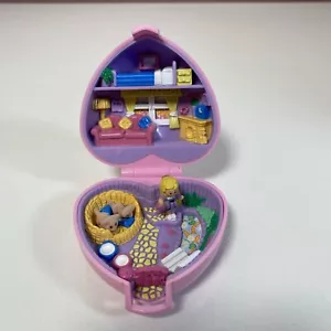 Bluebird Polly Pocket Precious Puppies Playset 1993 with Figure Puppies VGC - Picture 1 of 6