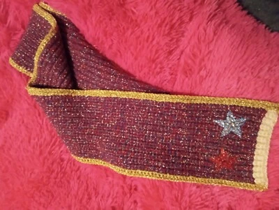 Gucci Bufanda Silenciador Estrella Tachonada Nueva Con Etiqueta Auténtica Foto 1 de 4