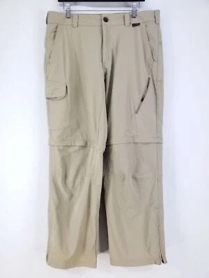 Pantalones convertibles deportivos Eastern Mountain para hombre talla 36R color tostado reforzado Foto 1 de 4