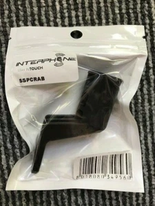 SOPORTE DE ESPEJO NEGRO INTERPHONE para cangrejo de aluminio Soporte para teléfono de motocicleta - Imagen 1 de 1