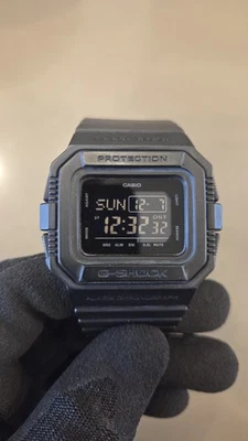 Gshock DW-D5500BB Casio | Estado usado con daños en una correa de reloj Foto 1 de 4