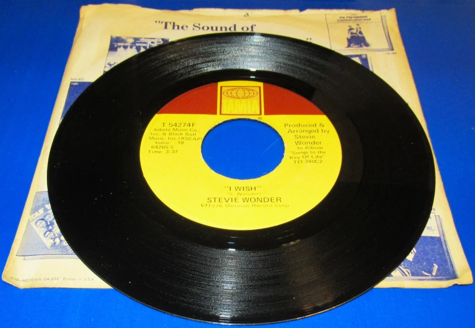 Stevie Wonder, I Wish / You And I - Image 1 of 1