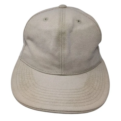Gorra de béisbol Kb Ethos original ajustada marrón 7 agujeros ventilados 6 paneles acrílico en blanco Foto 1 de 4