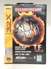 NBA JAM TOURNAMENT EDITION ( Sega Genesis 32X ) New/Factory Sealed