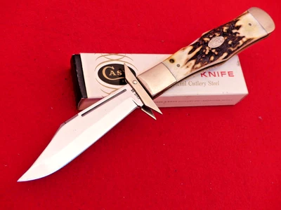 Case XX USA 51050L SSP STAG coke bottle mint lockback swing guard 1987 Knife - Image 1 of 4