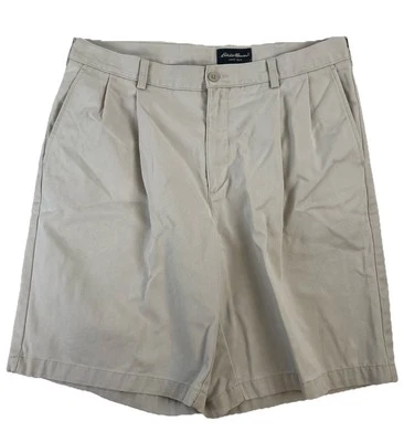 Pantalones Cortos Para Hombre Eddie Bauer Caqui Claro 9.5" Entrepierna Talla 38 Foto 1 de 4