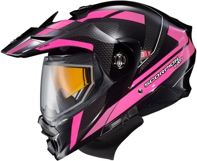 Scorpion EXO-AT960 Hicks Modular Snow Helmet w/Dual Pane Shield Pink - Image 1 of 2