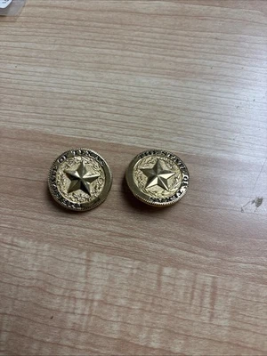 2 Pack Texas Star vintage Conchos 1-1/4" Screw Back Weaver - Image 1 of 4