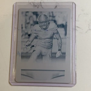 2014 Panini Score Football Michael Crabtree Green Blue Printing Plate 1 of 1 1/1 - Picture 1 of 2