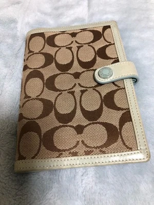 Coach Wallet Used Leather Compact Card Organizer - Image 1 of 4