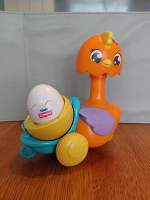 TOMY Toomies Pop and Hatch - Cute Push Down Hen and Pop Out Chick Toy - Image 1 of 3
