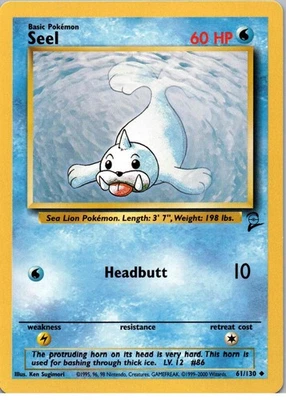Seel - Uncommon - Base Set 2 - 061/130 - LP - Normal - Image 1 of 2