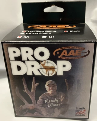 AAE Pro Drop RH Standard Mount Black Drop Away Rest - Image 1 of 4