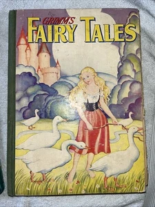 GRIMM'S FAIRY TALES by Brothers Grimm Whitman 1934 1941 HC - Picture 1 of 7