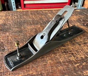 Vintage Stanley Type 15 No.5 Smoothing Plane. Made in Canada. Orange Frog - Bild 1 von 14