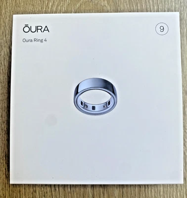 Oura Ring Gen 4 Size 9 Silver Brand New in Box Fast USA Ship with Tracking - Image 1 of 4