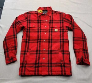 Neu Carhartt Größe Small Herren Flanell Sherpa gefüttert Holzfäller kariert Hemd Jacke - Bild 1 von 13