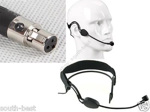 Black-earhook Headset Microphone For AKG Samson Wireless Mic System - Picture 1 of 1