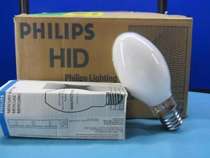 Philips H37KC-250/DX Mercury Vapor 250W Lamps Bulbs New Open Box 12 pieces - Picture 1 of 7
