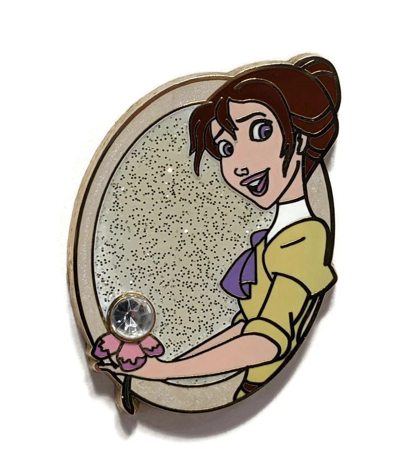 WDW - Jane - Piedra de nacimiento de estreno de princesa - Prendedor Disney de abril #22736 raro y difícil de encontrar Foto 1 de 2