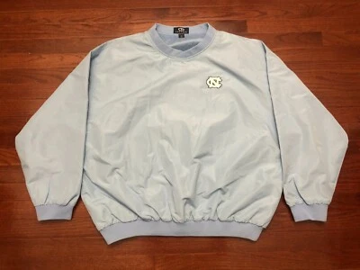 UNIVERSITY OF NORTH CAROLINA WINDBREAKER JACKET MENS XL BLUE UNC TAR HEELS v - Image 1 of 4