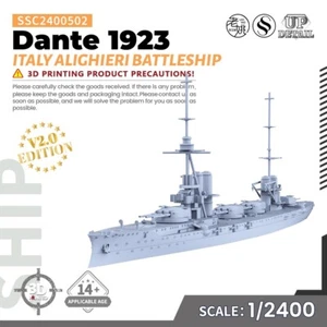 SSMODEL 1/2400 Militär Modellbausatz Italien Dante Alighieri Schlachtschiff 1923 - Bild 1 von 5