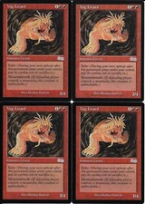 MTG: VUG LIZARD Urza's Saga UNCOMMON; played, Excellent condition x4