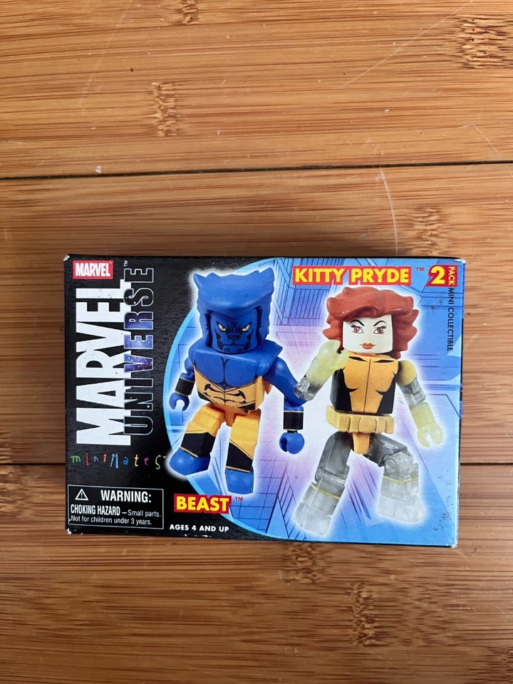 Bnib Marvel Universo Minimates Serie Kitty Pryde & Bestia Mini Figura Juguete - Imagen 1 de 3
