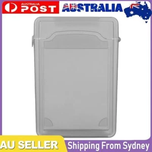 3.5 Inch IDE SATA HDD Hard Drive Disk Storage Box Plastic HDD Caddy Case(Grey) - Picture 1 of 11