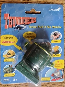 THUNDERBIRDS DIE-CAST TURBO PULL 'N' GO. VEHICLE. MINT! NEW! UNOPENED! - Picture 1 of 2