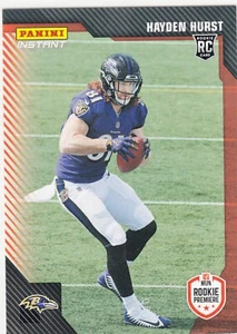 2018 Panini Instant NFL Rookie Premier #40 Hayden Hurst RC Ravens /203 - Bild 1 von 1