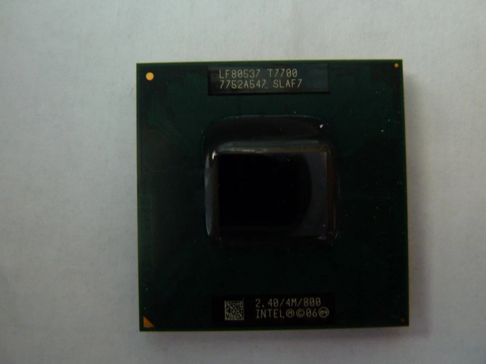 Cpu processore intel core 2 duo T7700 SLAF7 2.4GHZ 800MHZ - Immagine 1 di 2