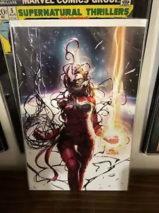 Captain Marvel #8 InHyuk Lee exklusive jungfräuliche Variante giftig 1. Stern Neuwertig - Bild 1 von 5
