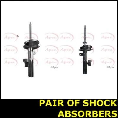 Pair Shock Absorber Front Left Right FOR VOLVO V40 1.5 1.6 2.0 12->19 Apec - Image 1 of 4