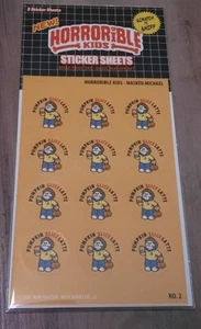 Scratch sniff sticker pack MIP Horrorible Kids Masked Michael Pumpkin Spice Latt - Picture 1 of 1