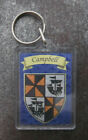 CAMPBELL Surname Family Heraldic Foil Keyring Key Chain Keyfob Souvenir (L3R)