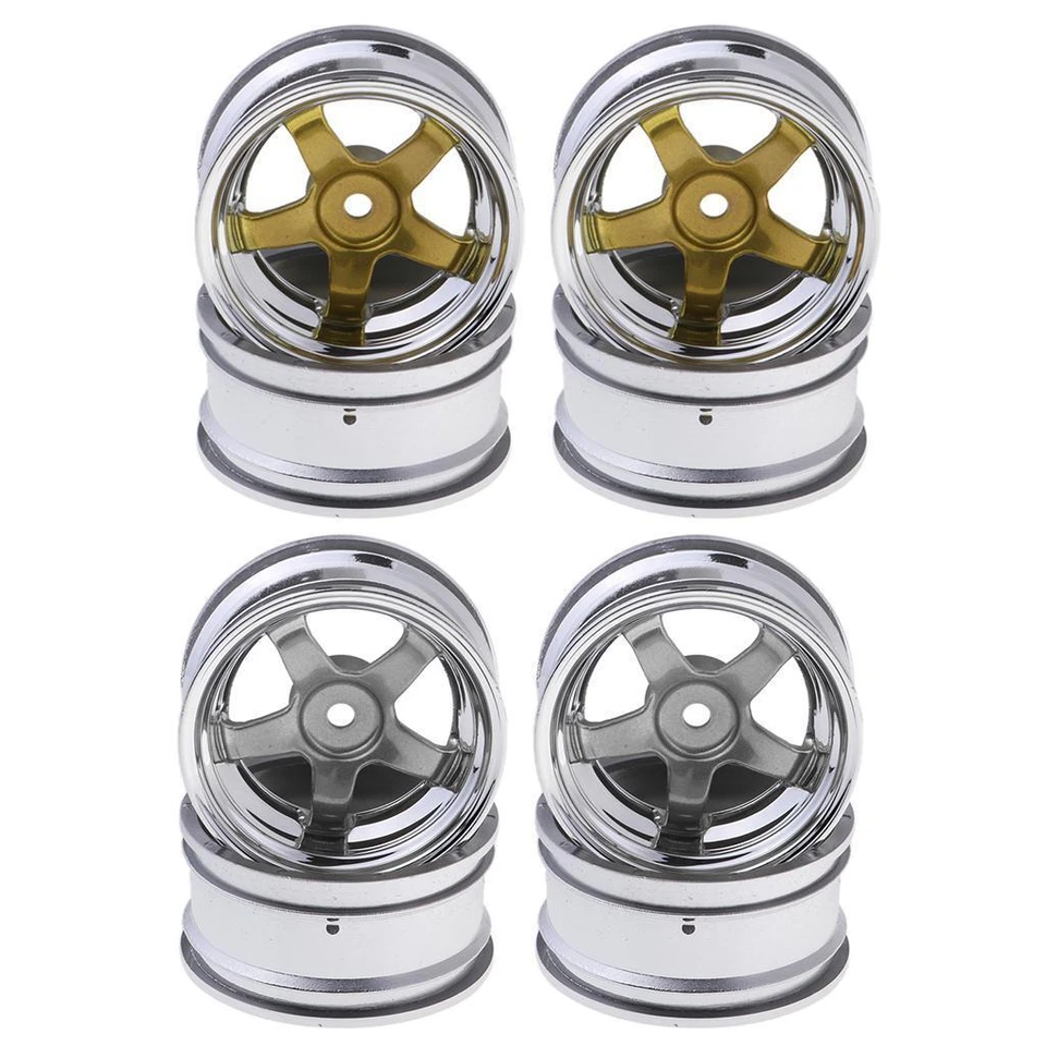 4pcs Rims Wheels Felgen Ersatzteile für 1/10 HPI HSP RC Auto - Bild 1 von 1