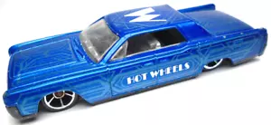 2016 HOT WHEELS '64 LINCOLN CONTINENTAL ART CARS BLUE 1:64 DIECAST 3 1/8" CAR - Picture 1 of 6