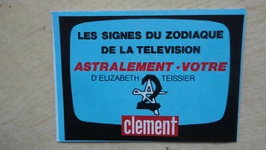 LOT DE 12 SIGNE DU ZODIAQUE OFFERT PAR CLEMENT ANTENNE 2 ELISABETH TEISSIER - Picture 1 of 3