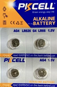 AG4 LR626 PKCELL Battery (4 piece)  LR66 377 377A 626 177 V377 US Seller   - Picture 1 of 1