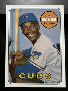 2019 Topps Update Iconic Card Reprints Ernie Banks #ICR-44 HOF